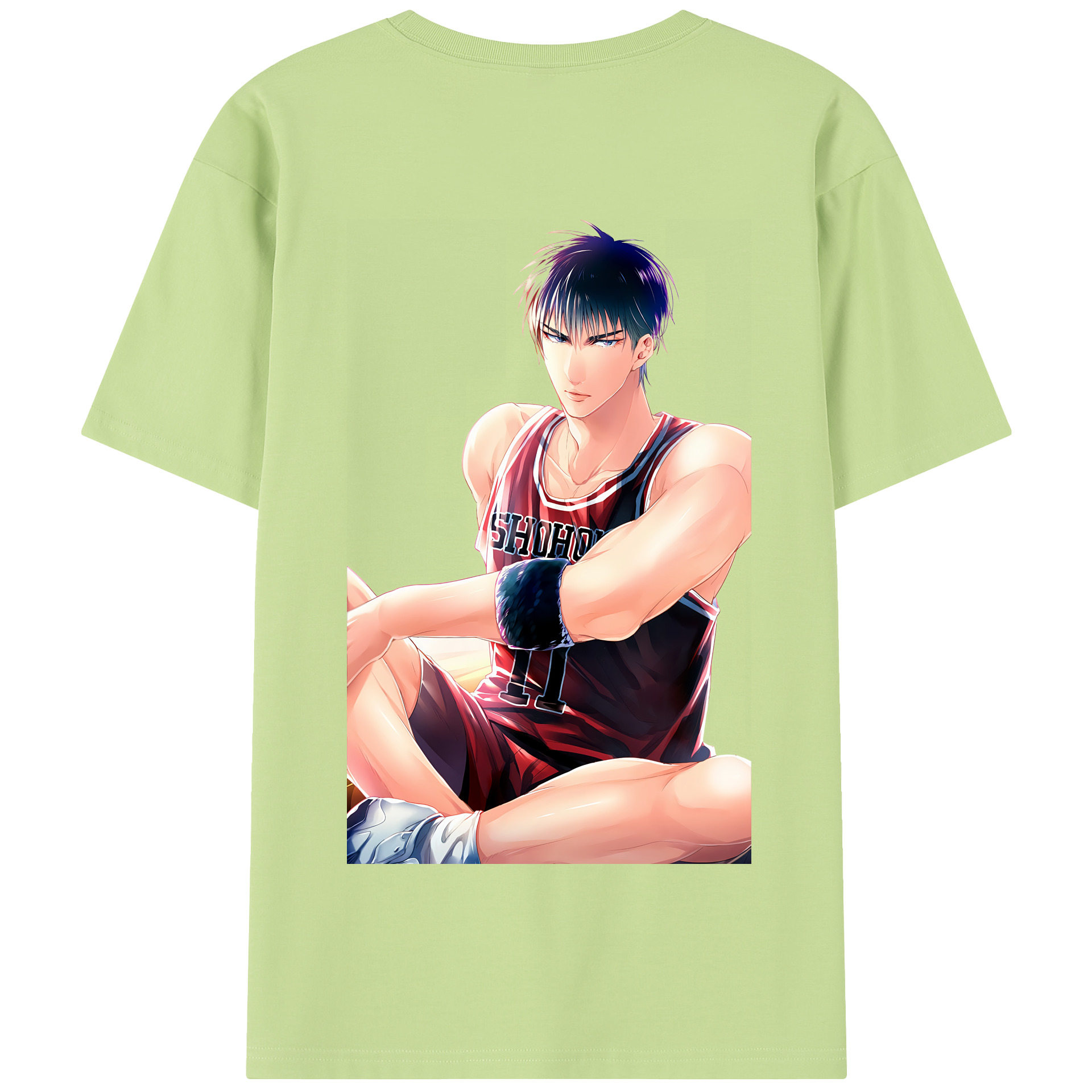 SLAM DUNK／スラムダンク 綿100％半袖Tシャツ（背面プリント）